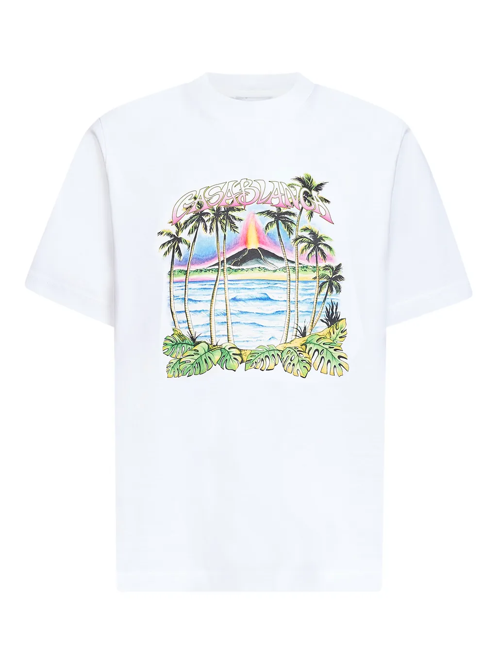 Casablanca Volcano Print T-Shirt