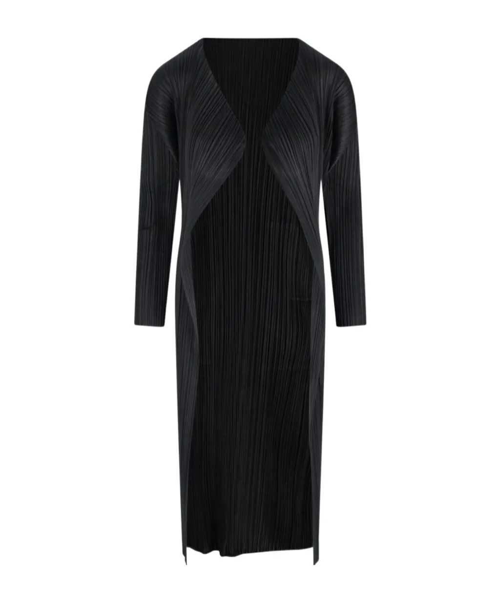 Pleated Cardigan