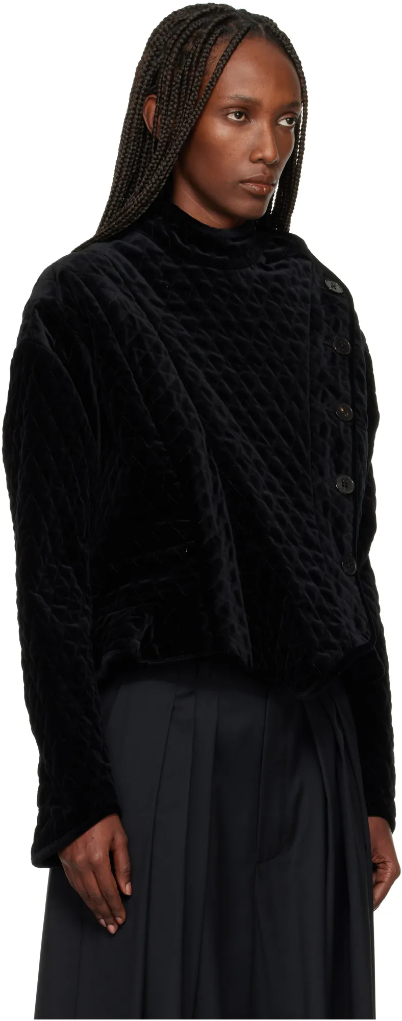 Button-Fastening Jacket