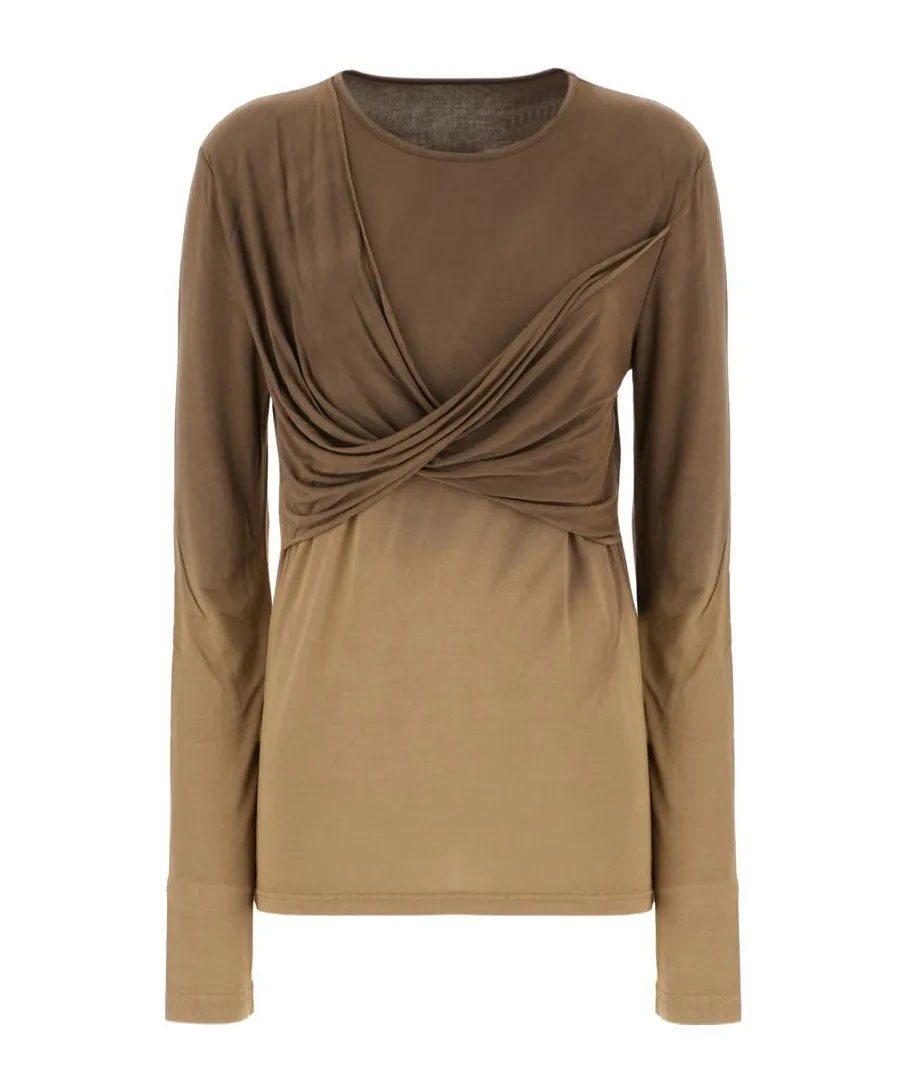 Knotted Long-Sleeved T-Shirt
