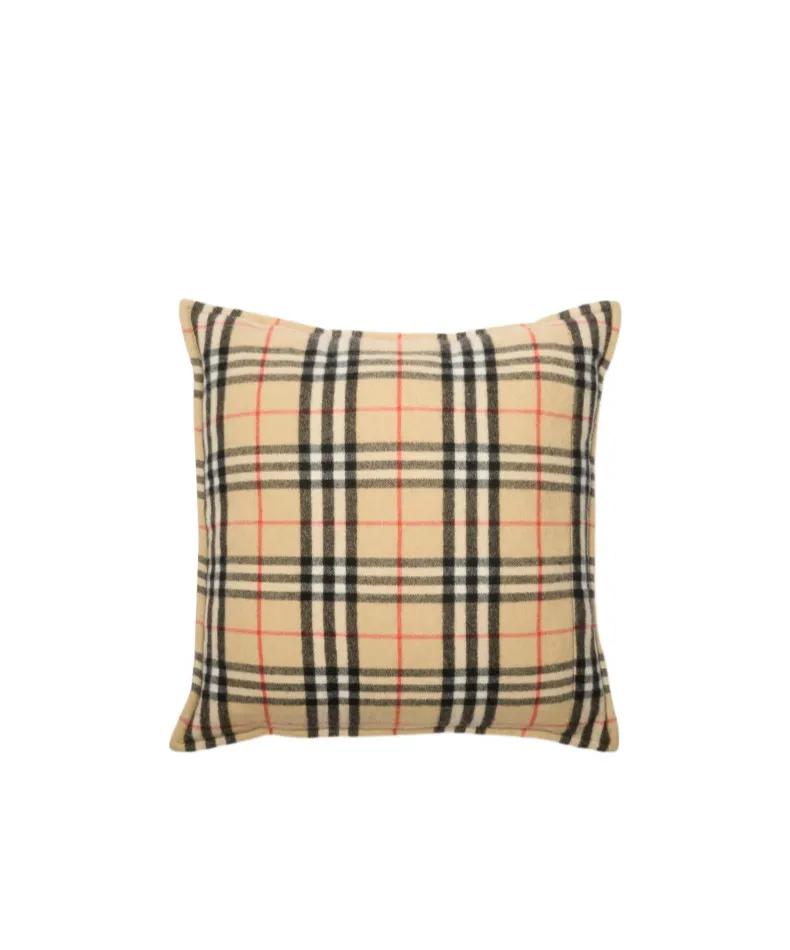 Burberry Checked Padded Cushion