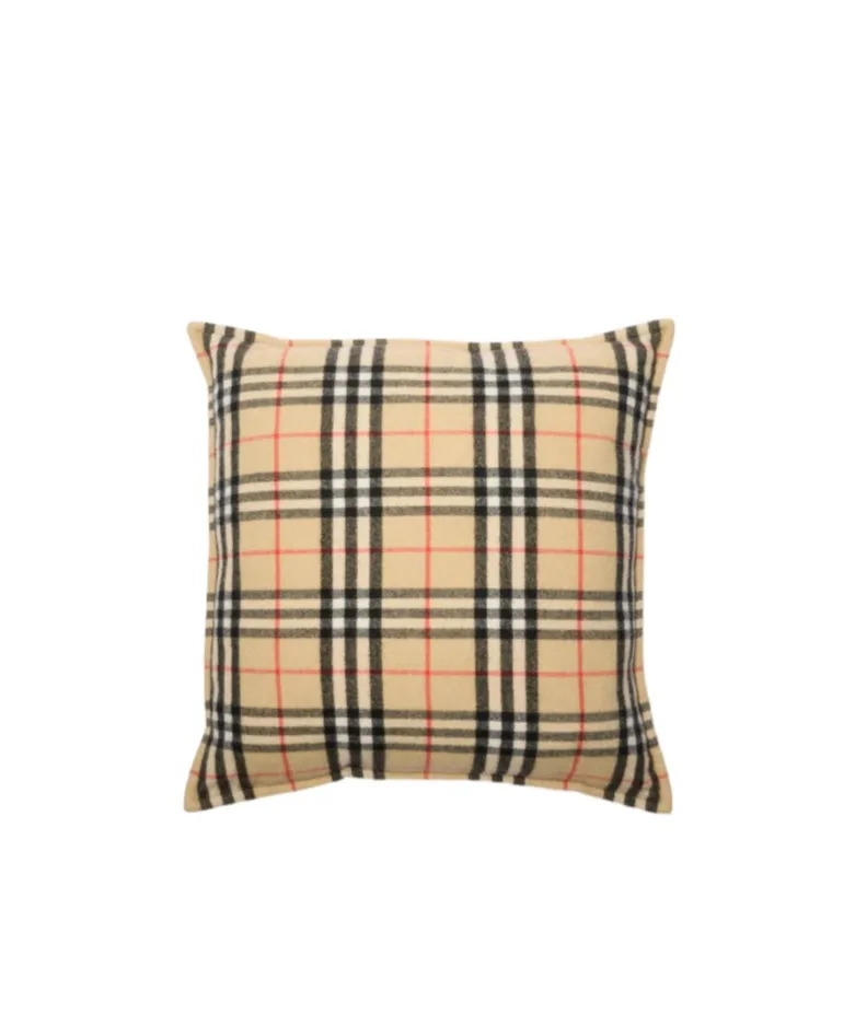 Burberry Checked Padded Cushion