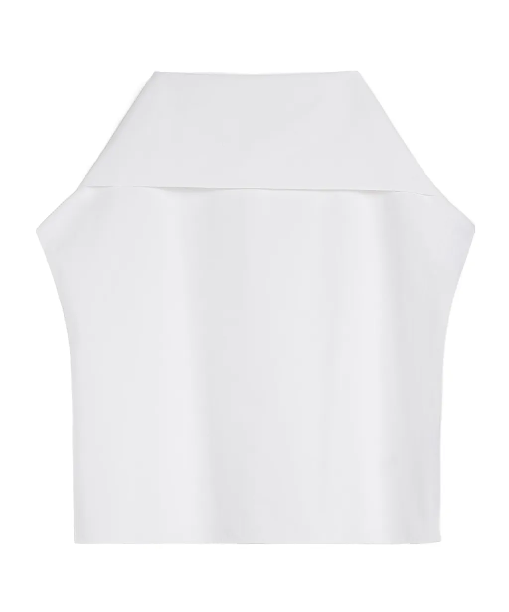 Jil Sander	Sailor-Collar Straight Hem Shirt