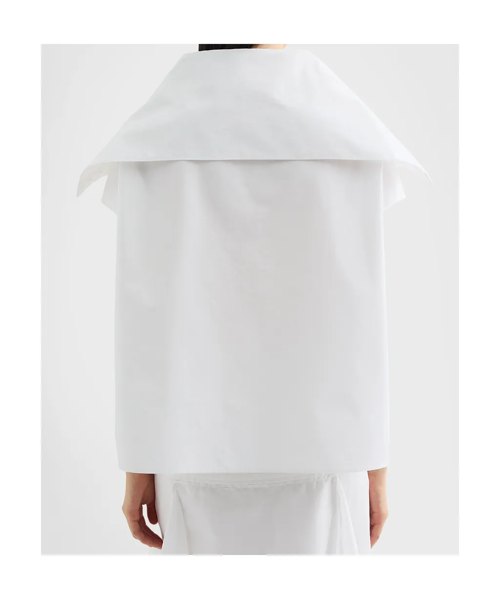 Jil Sander	Sailor-Collar Straight Hem Shirt