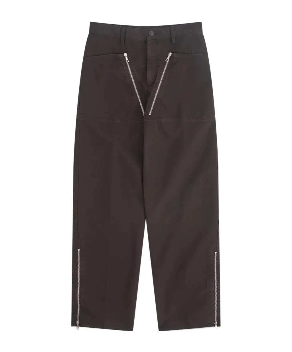 Men’S Zip Detail Trousers