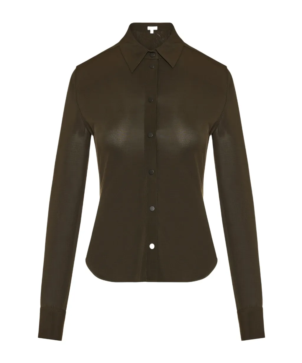 Button-Up Long-Sleeve Shirt