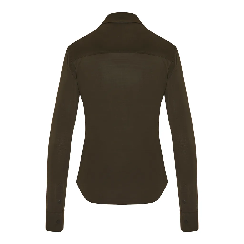 Button-Up Long-Sleeve Shirt