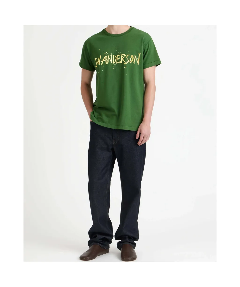Jw Anderson Logo Printed Crewneck T-Shirt
