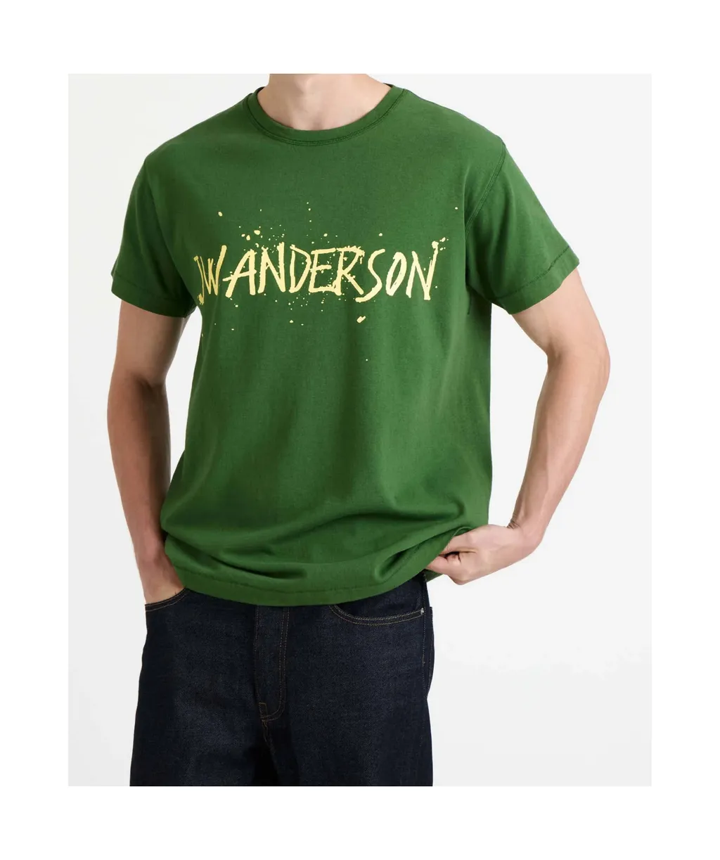 Jw Anderson Logo Printed Crewneck T-Shirt