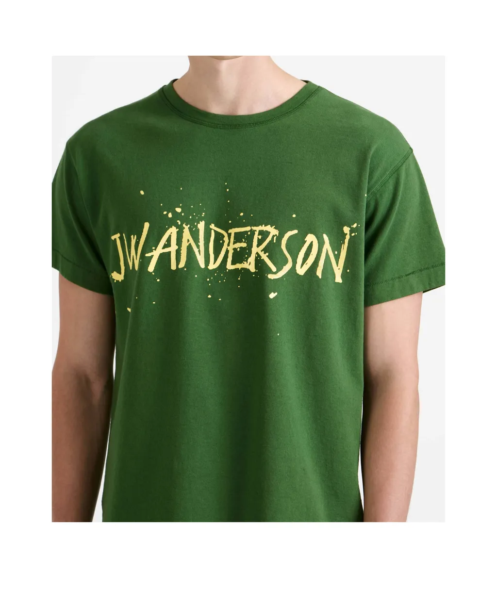 Jw Anderson Logo Printed Crewneck T-Shirt
