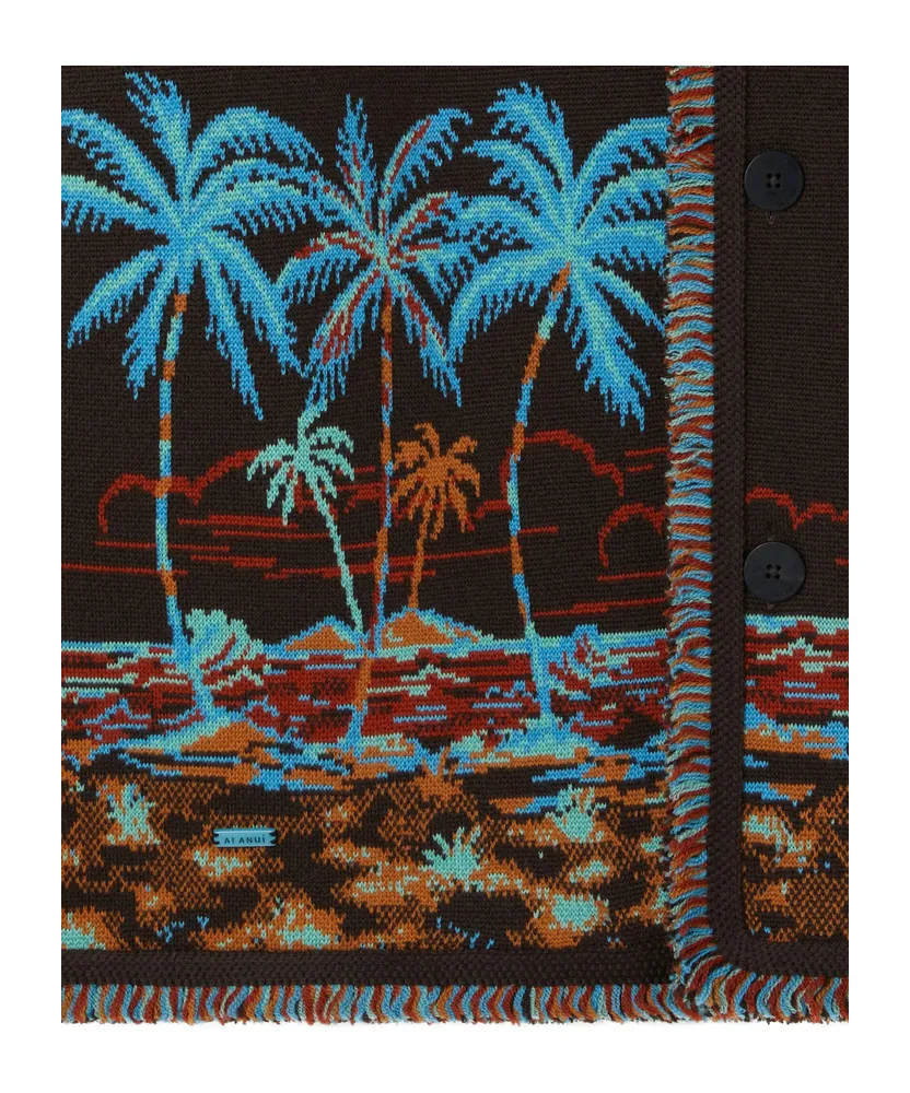 The Tale Of Hawaiian Fringed Cardigan