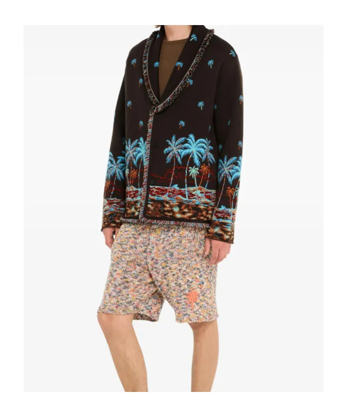 The Tale Of Hawaiian Fringed Cardigan
