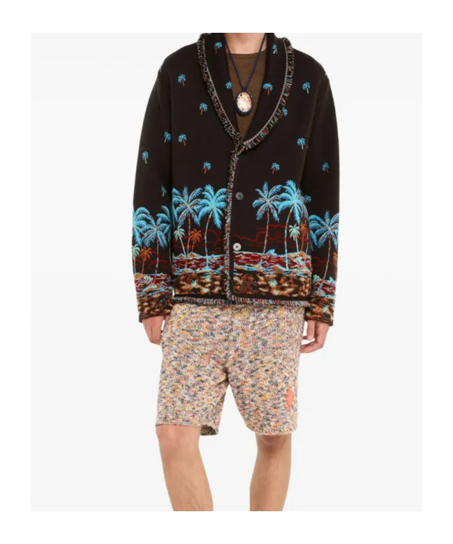 The Tale Of Hawaiian Fringed Cardigan