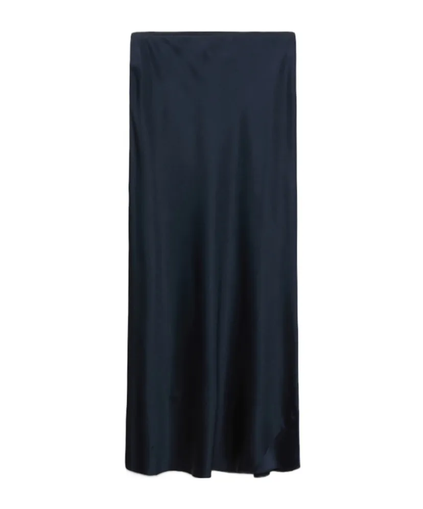 Dorothee Schumacher Bias-Cut Satin Midi Skirt