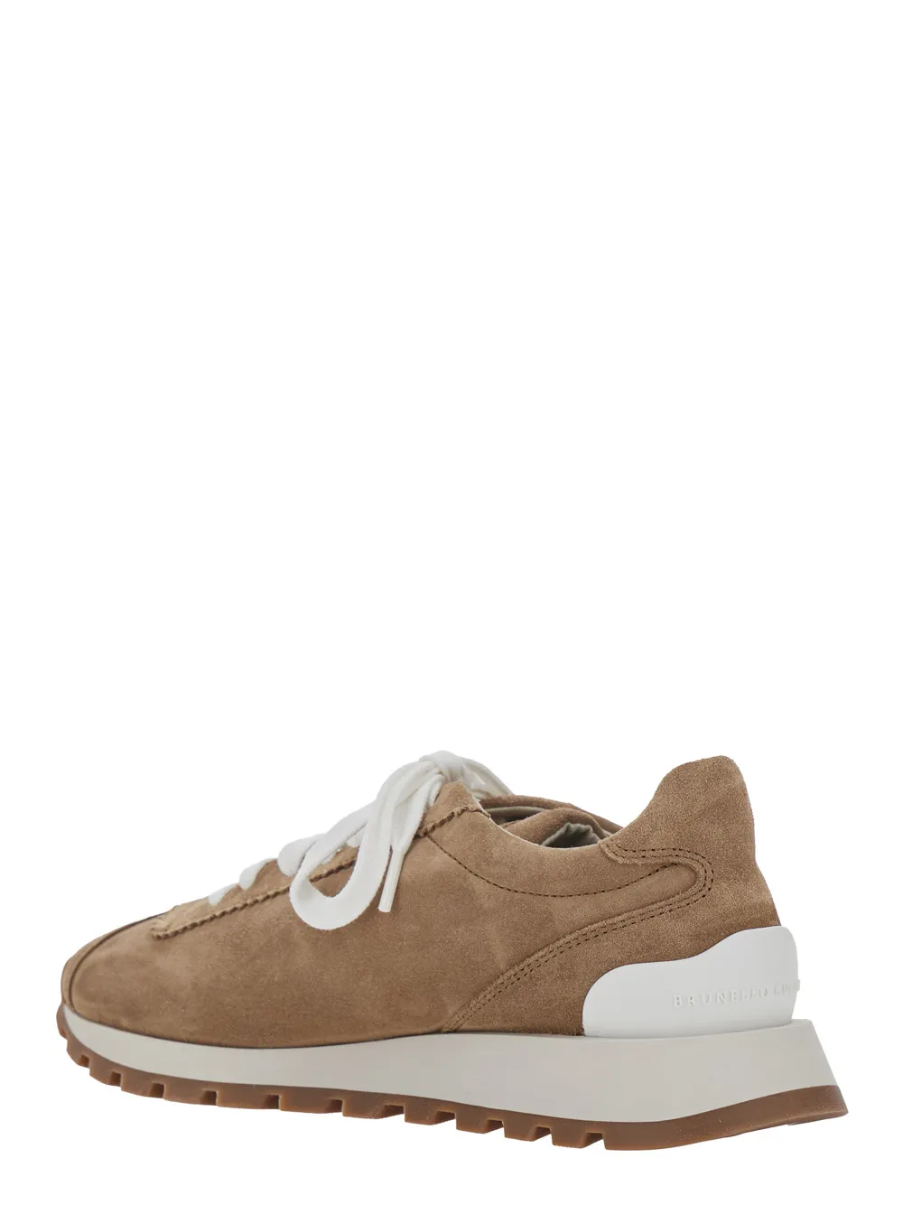 Brunello Cucinelli Round-Toe Lace-Up Trainers