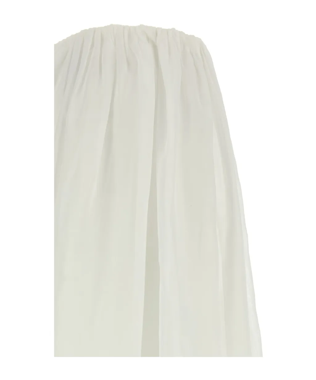 Brunello Cucinelli Elastic Waistband Layer Skirt