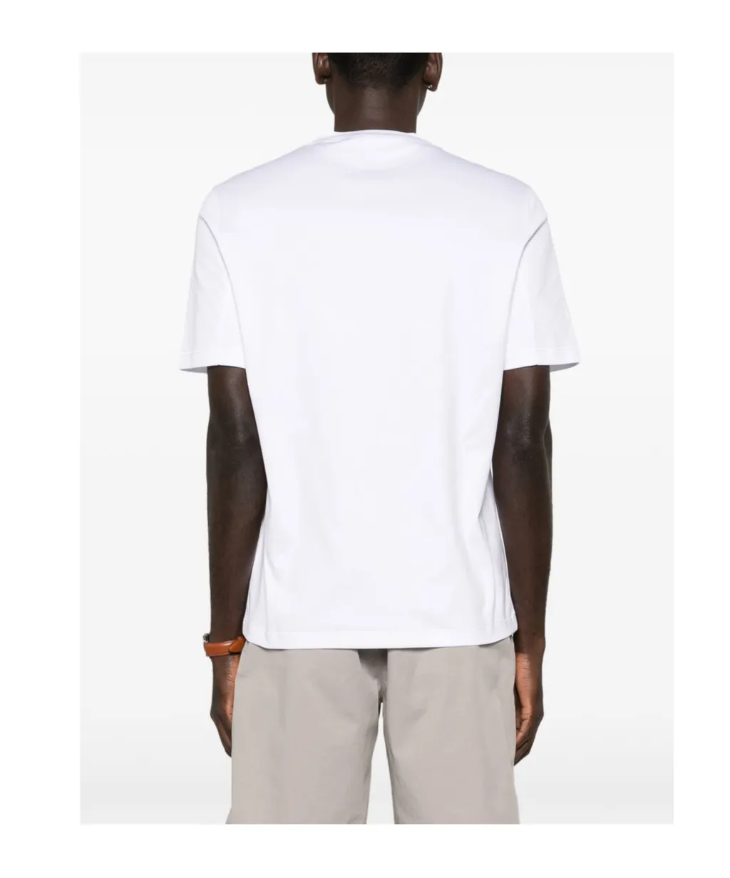 Brunello Cucinelli Logo Embroidered Crewneck T-Shirt