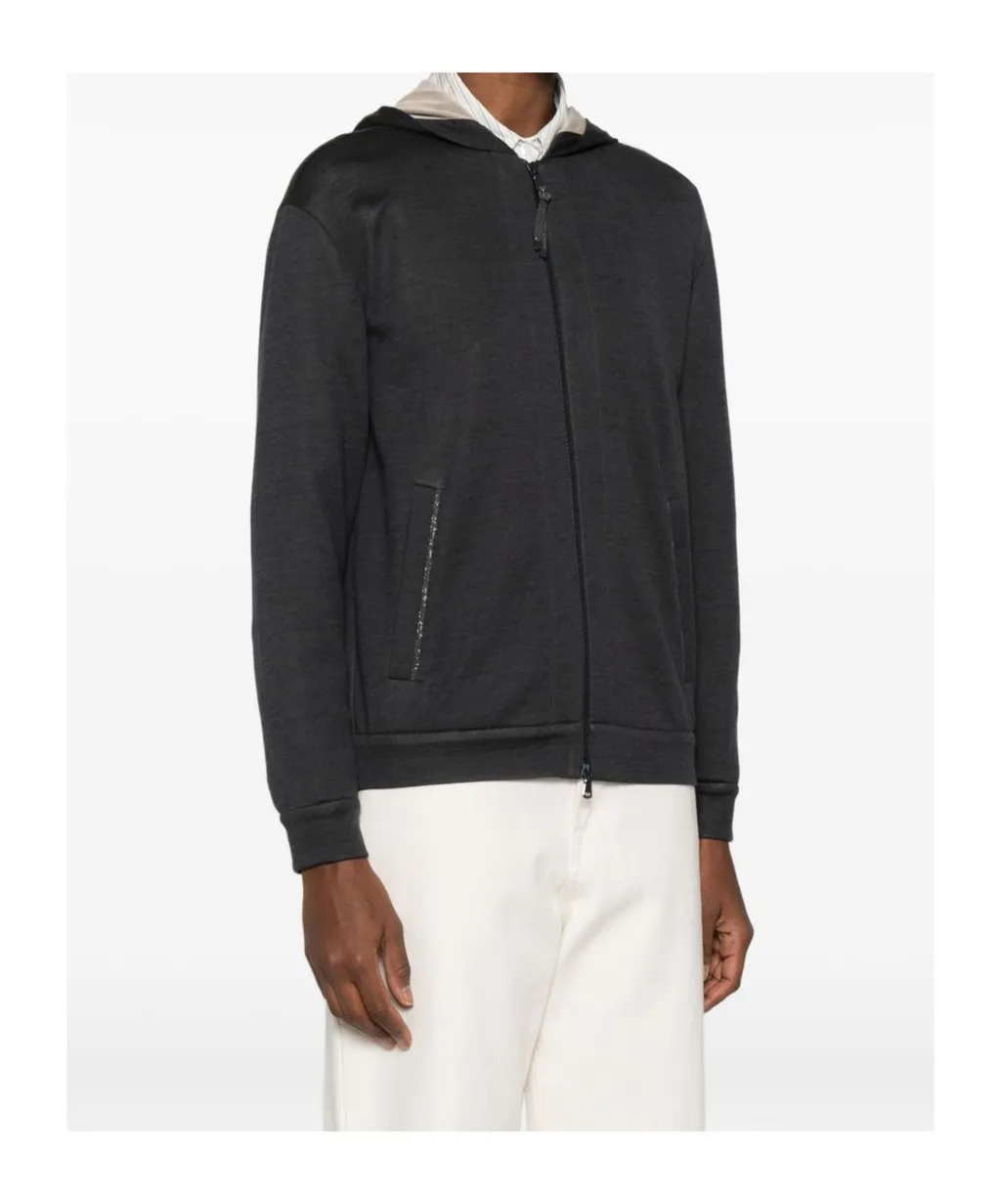 Brunello Cucinelli Monile Zipped Hoodie