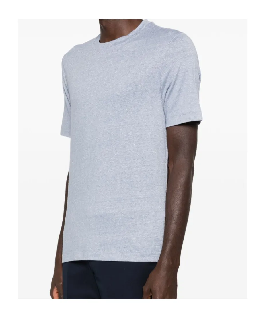 Straight Hem Cotton T-Shirt