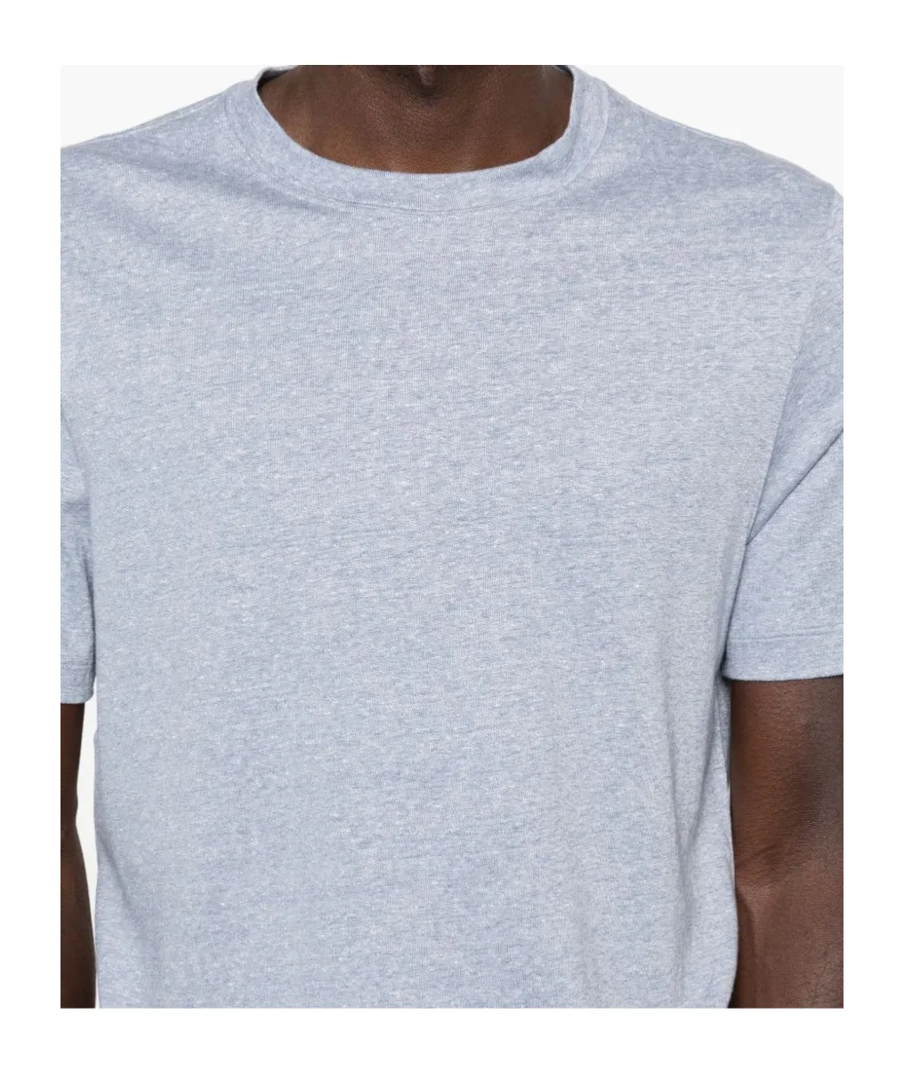 Straight Hem Cotton T-Shirt