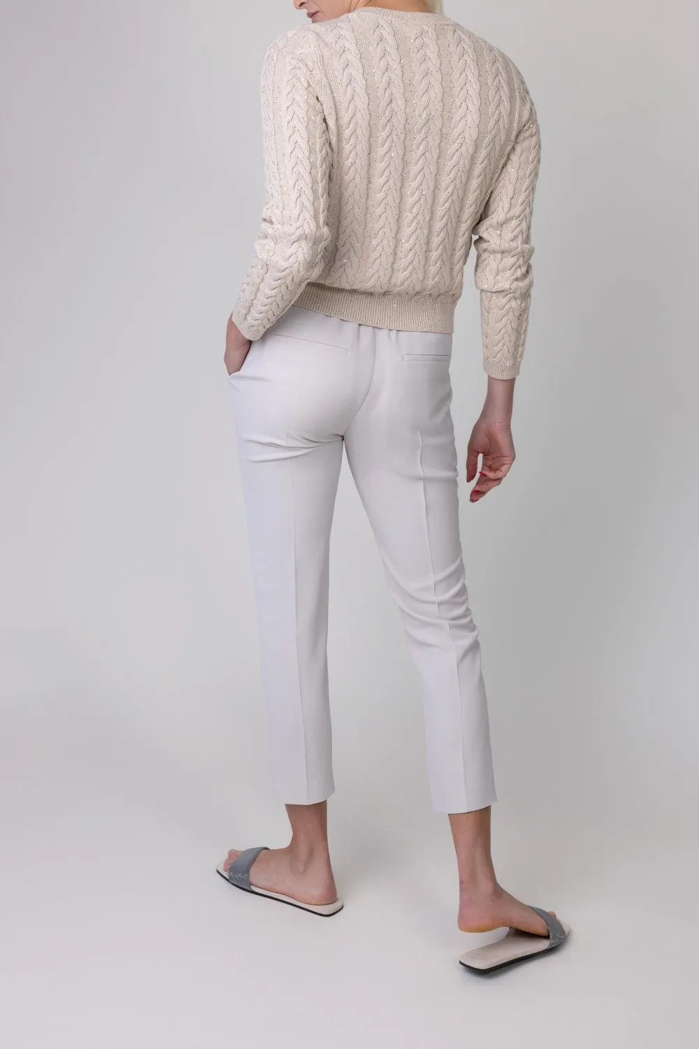 Elastic Waist Casual Pants