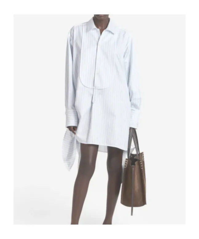 Jw Anderson Knotted Detail Shirt Dress
