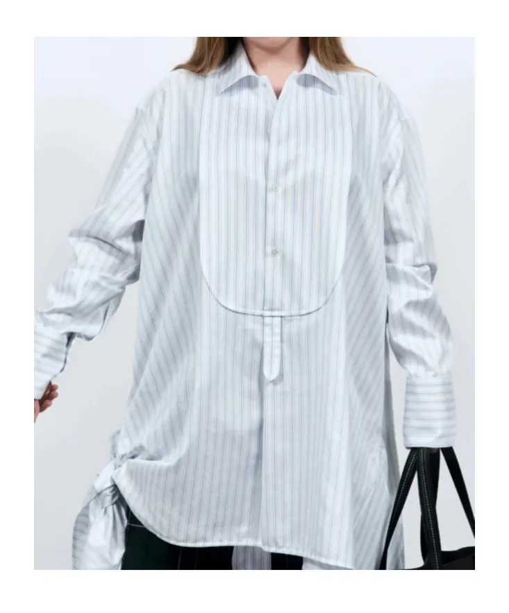 Jw Anderson Knotted Detail Shirt Dress