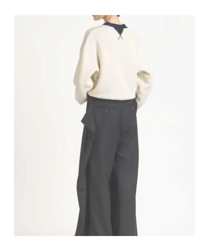 Contrast Crew Neck Knitwear