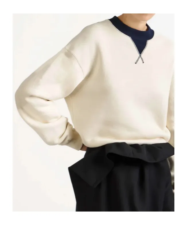 Contrast Crew Neck Knitwear