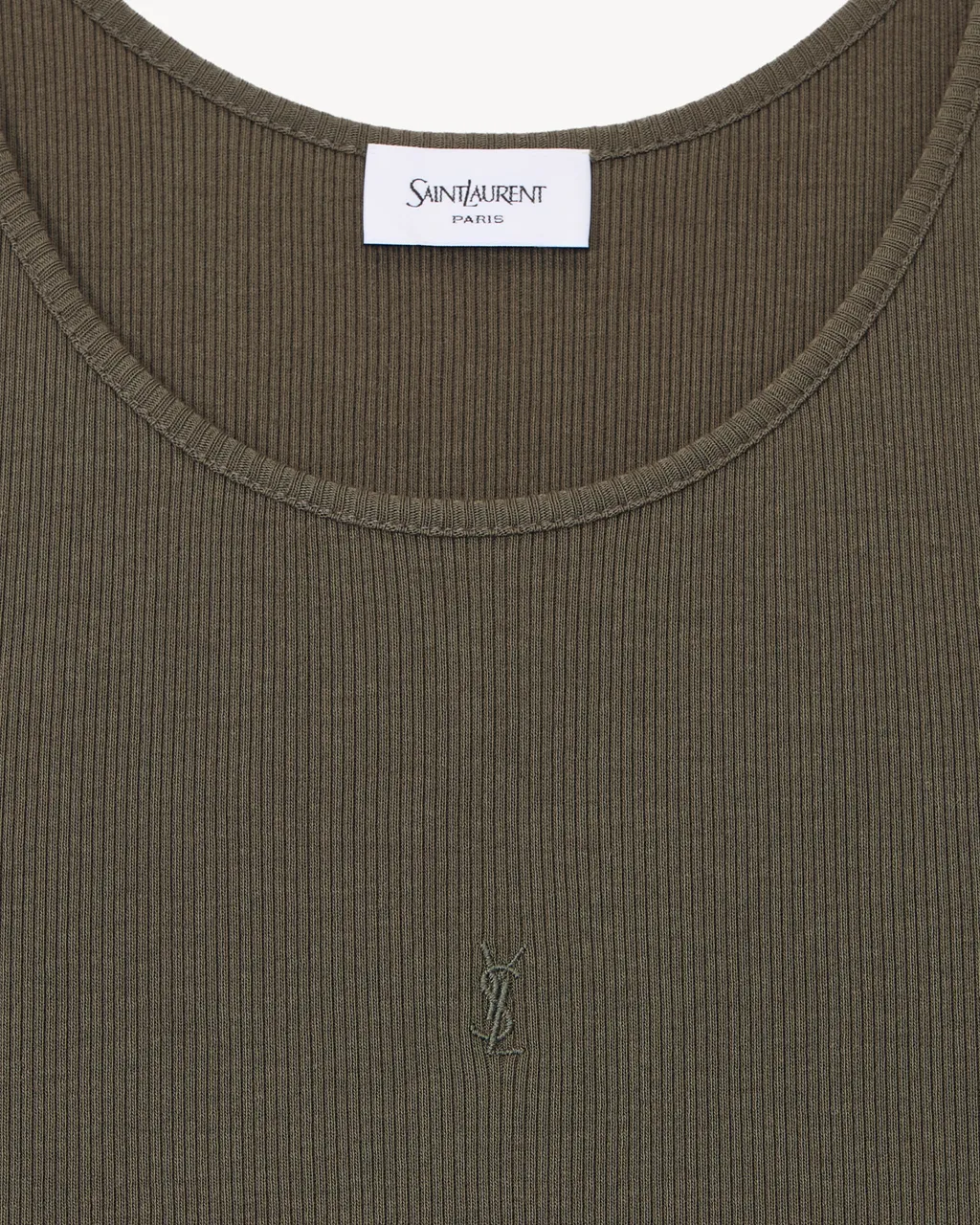 Cassandre Tank Top In Ribbed Cotton Jersey