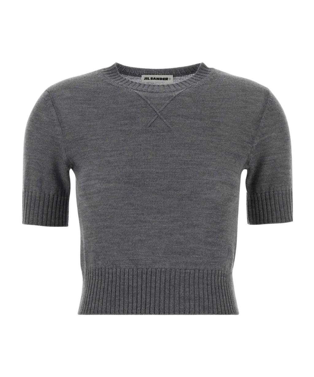 Jil Sander Short-Sleeved Knit Top