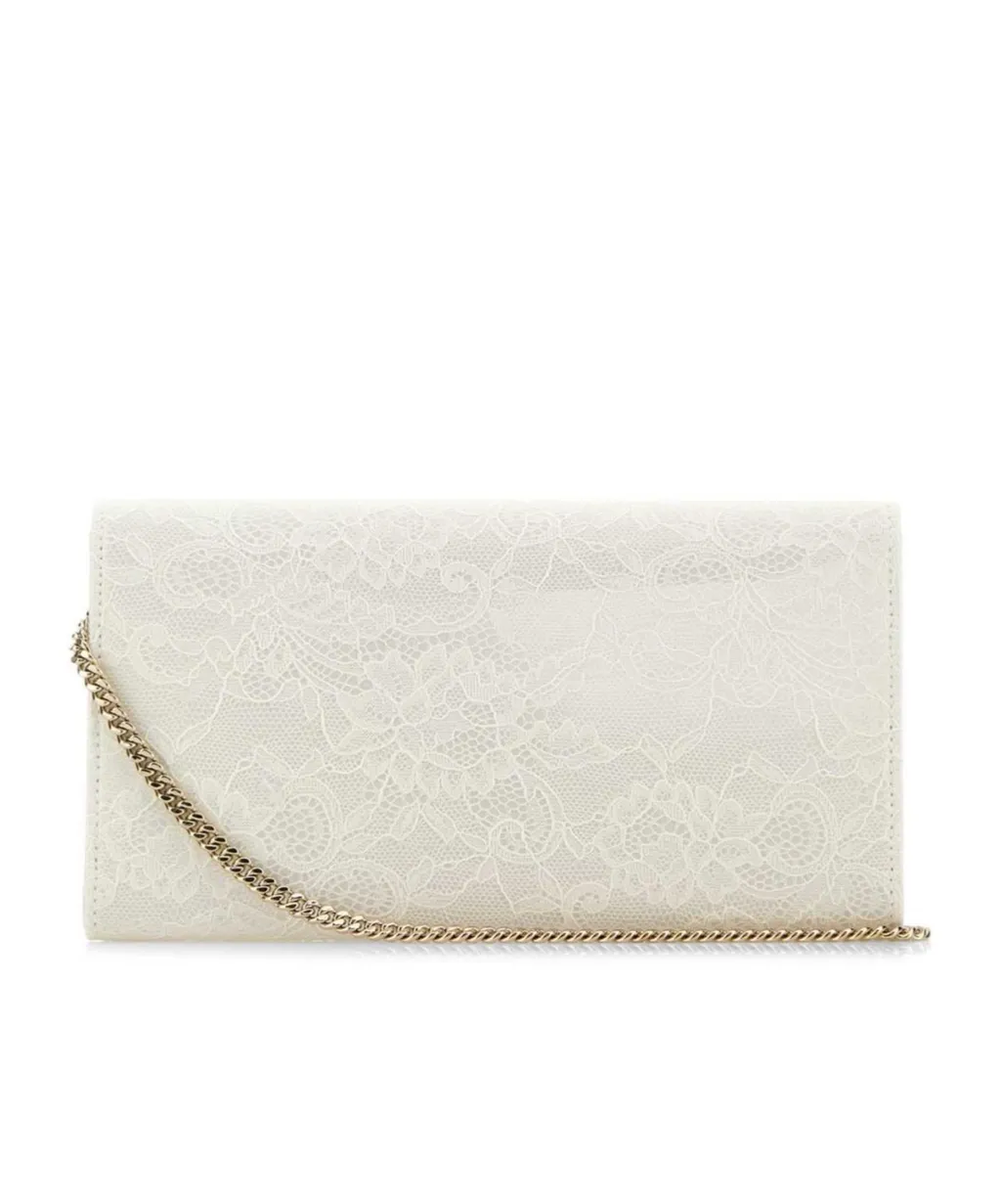 Jimmy Choo Emmie Lace Chain Linked Clutch Bag