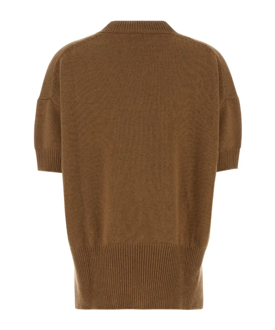 Jil Sander Short-Sleeved Knitted Top