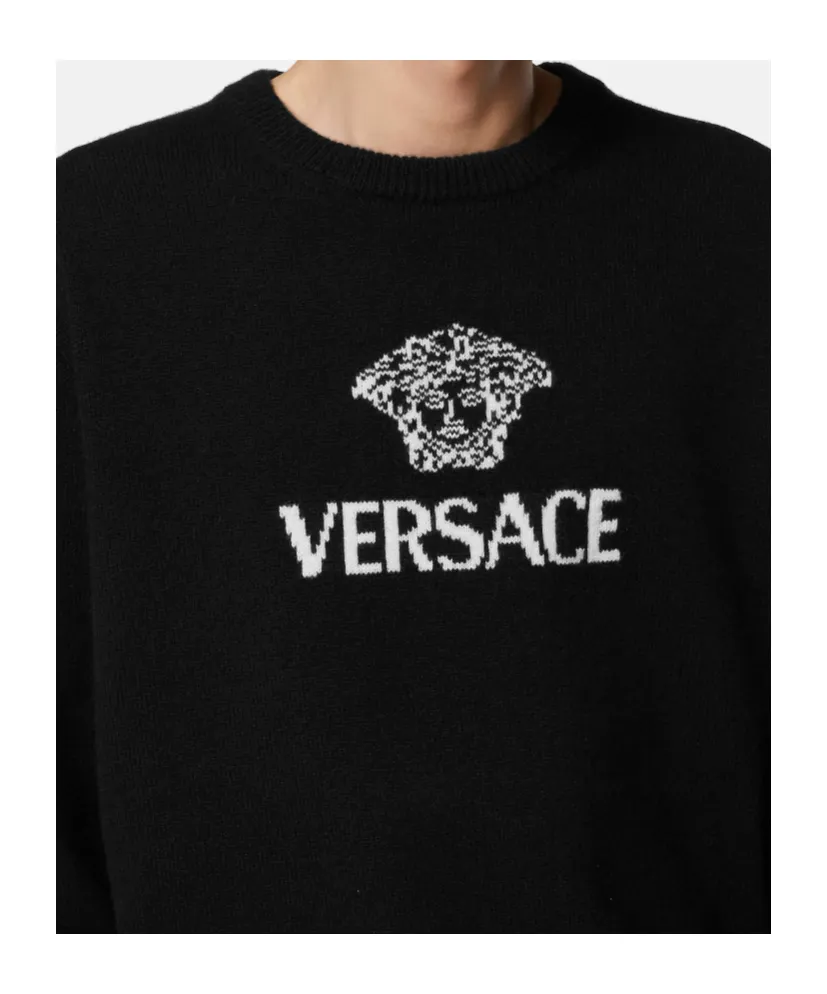 Versace Intarsia Knitted Jumper
