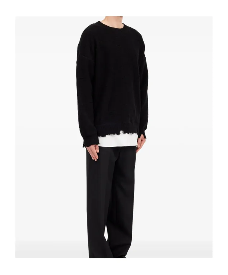 Mm6 Maison Margiela Distressed Hem Jumper