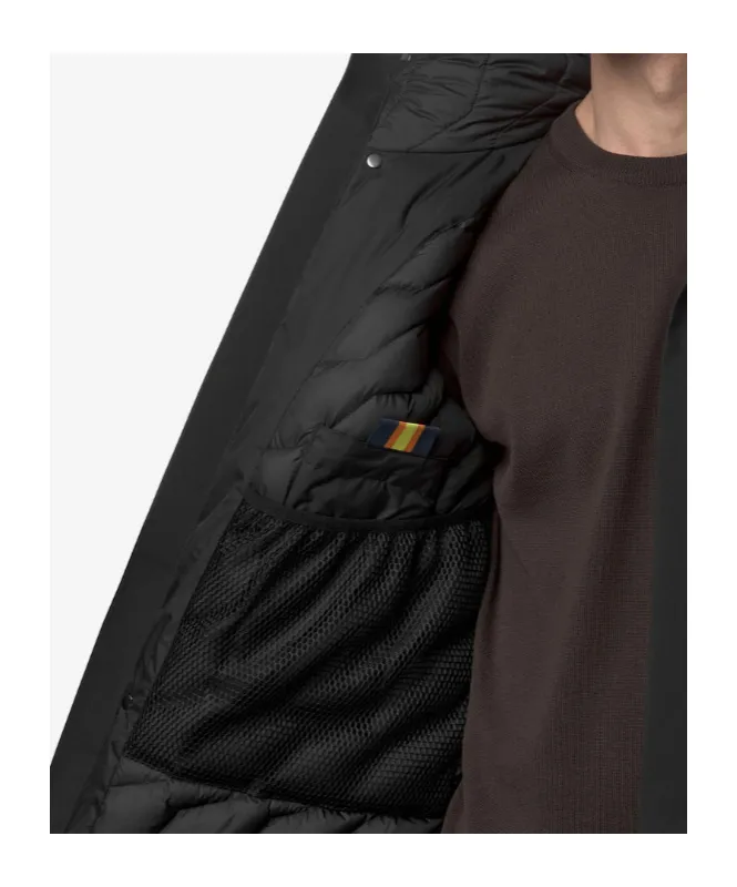 K-Way Thomal Bonded Padded 3/4 Length Winter Jacket