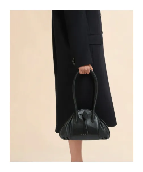Marni Tulipea Logo Stamped Shoulder Bag