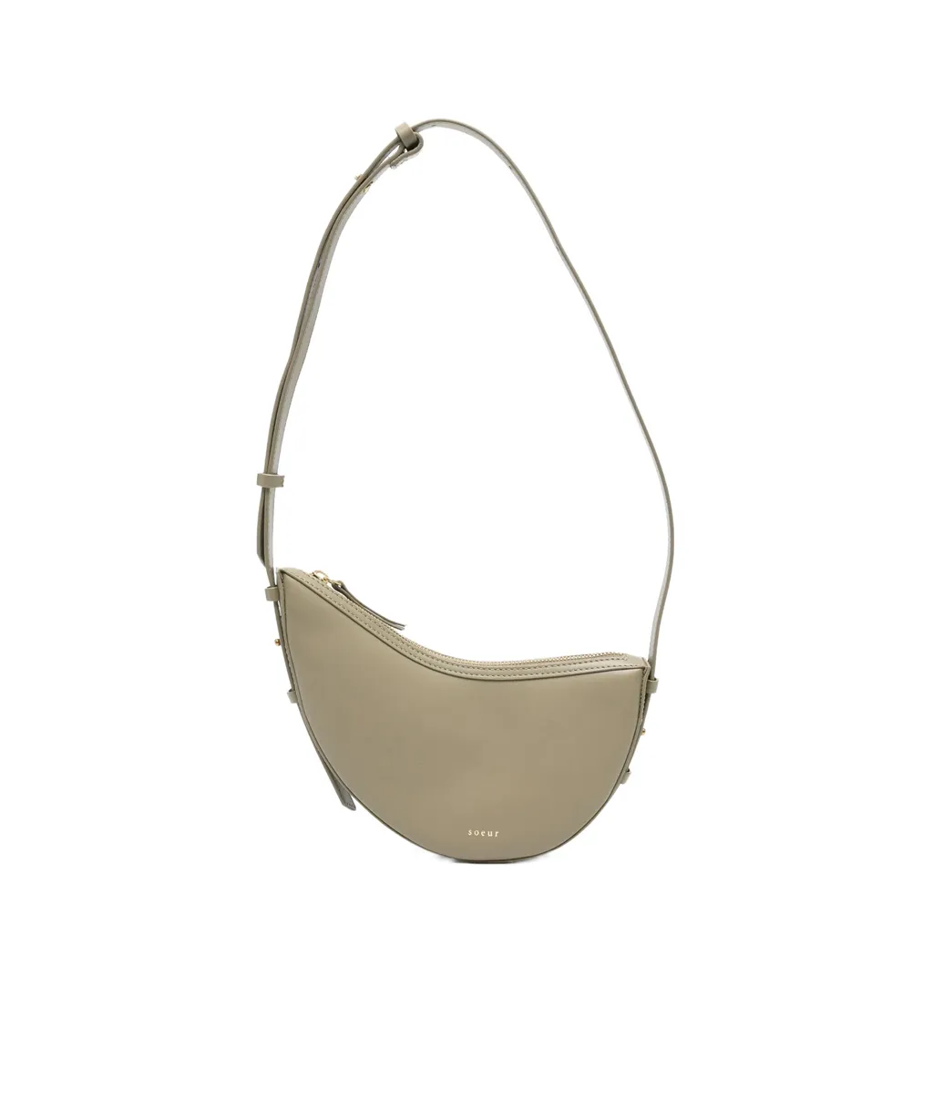 Solid Color Shoulder Bag