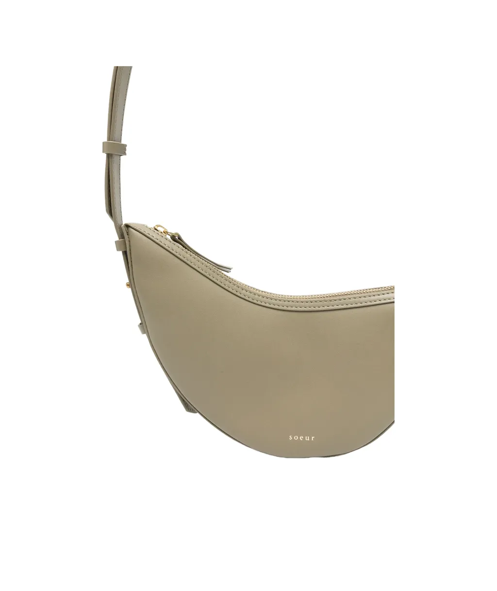 Solid Color Shoulder Bag