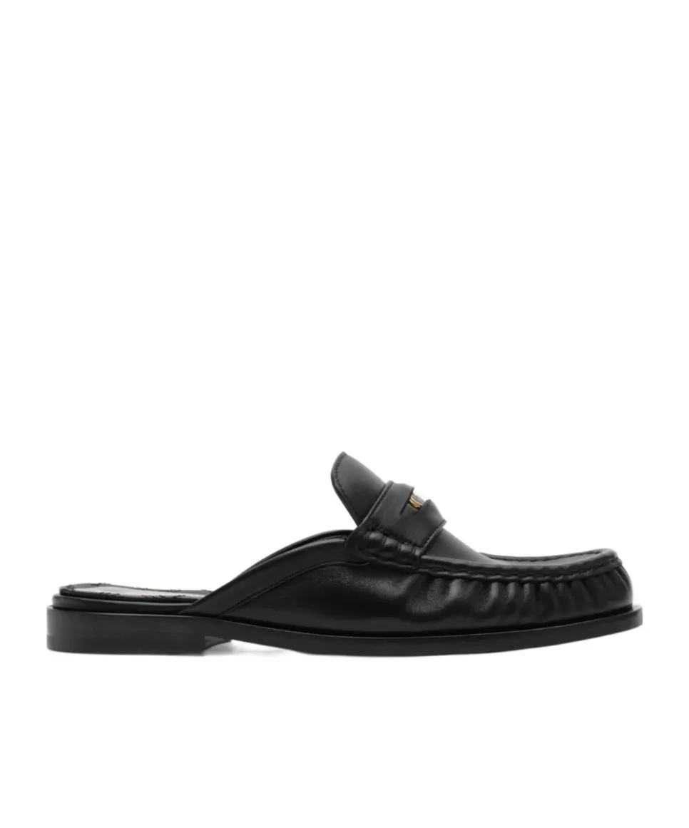 Leather Cadet Mules