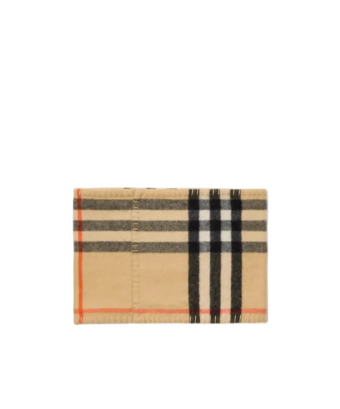 Burberry Checked Stitched-Edge Snood