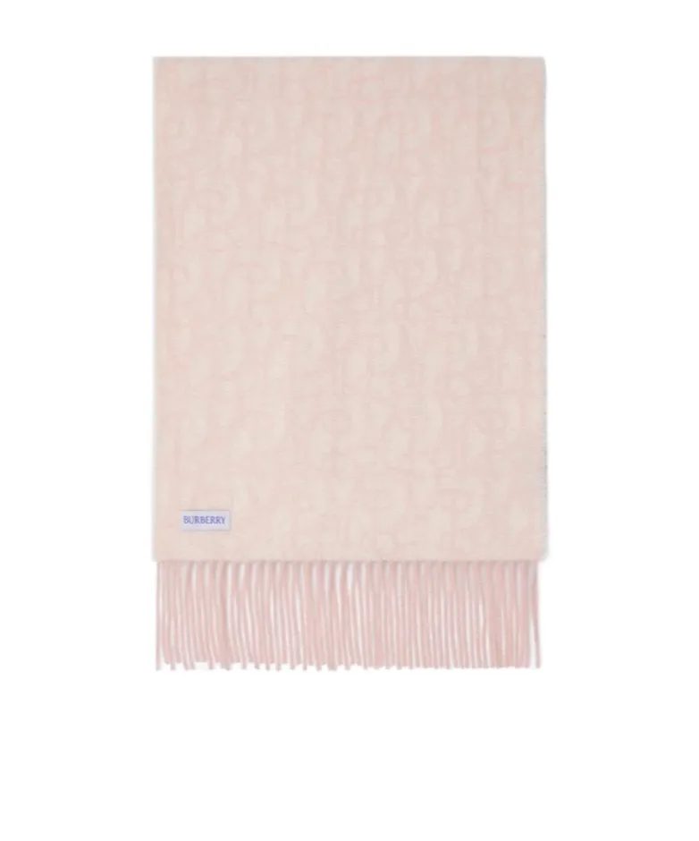 Burberry B Charm Fringed Scarf