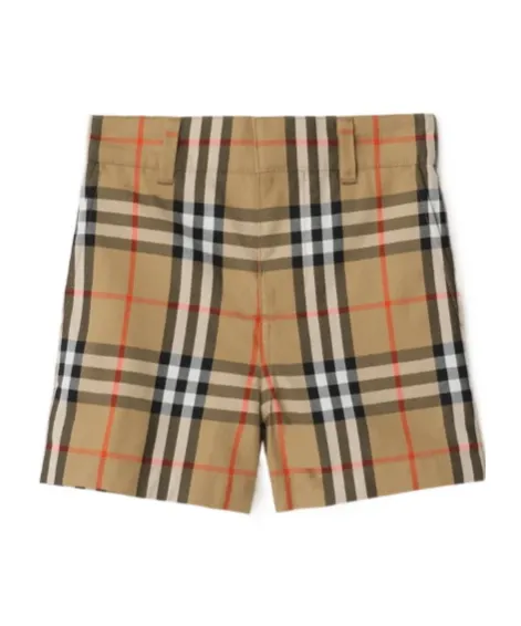 Burberry Kids Check Shorts