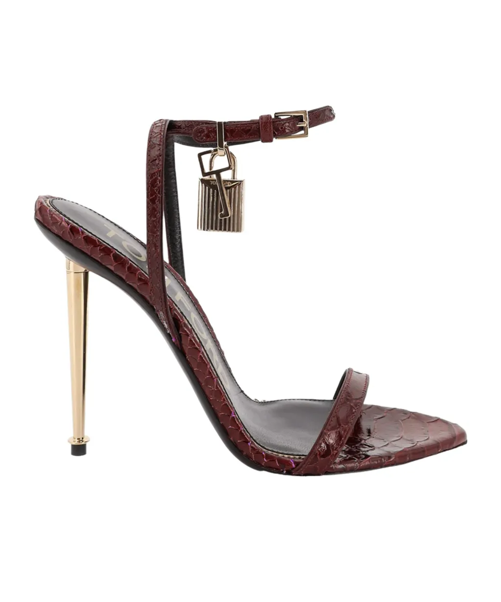 Tom Ford Padlock Detailed Sandals