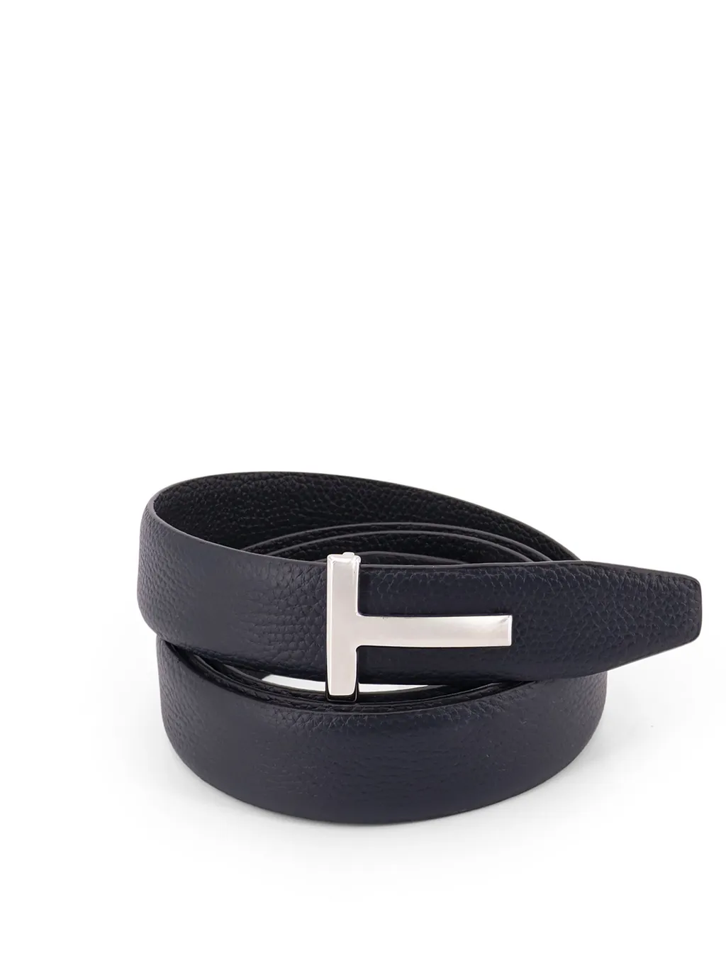 Tom Ford T Logo Buckled Reversible Belt