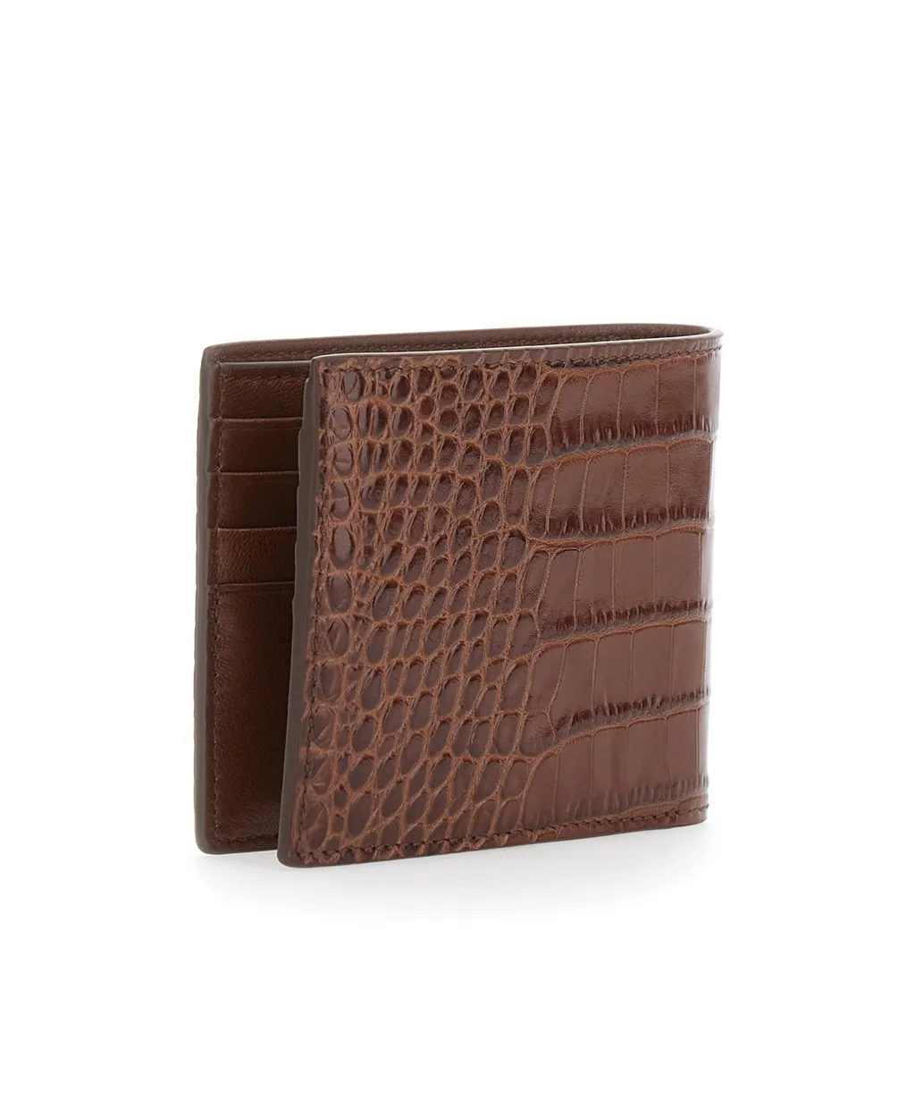 Tom Ford Embossed Bifold Wallet