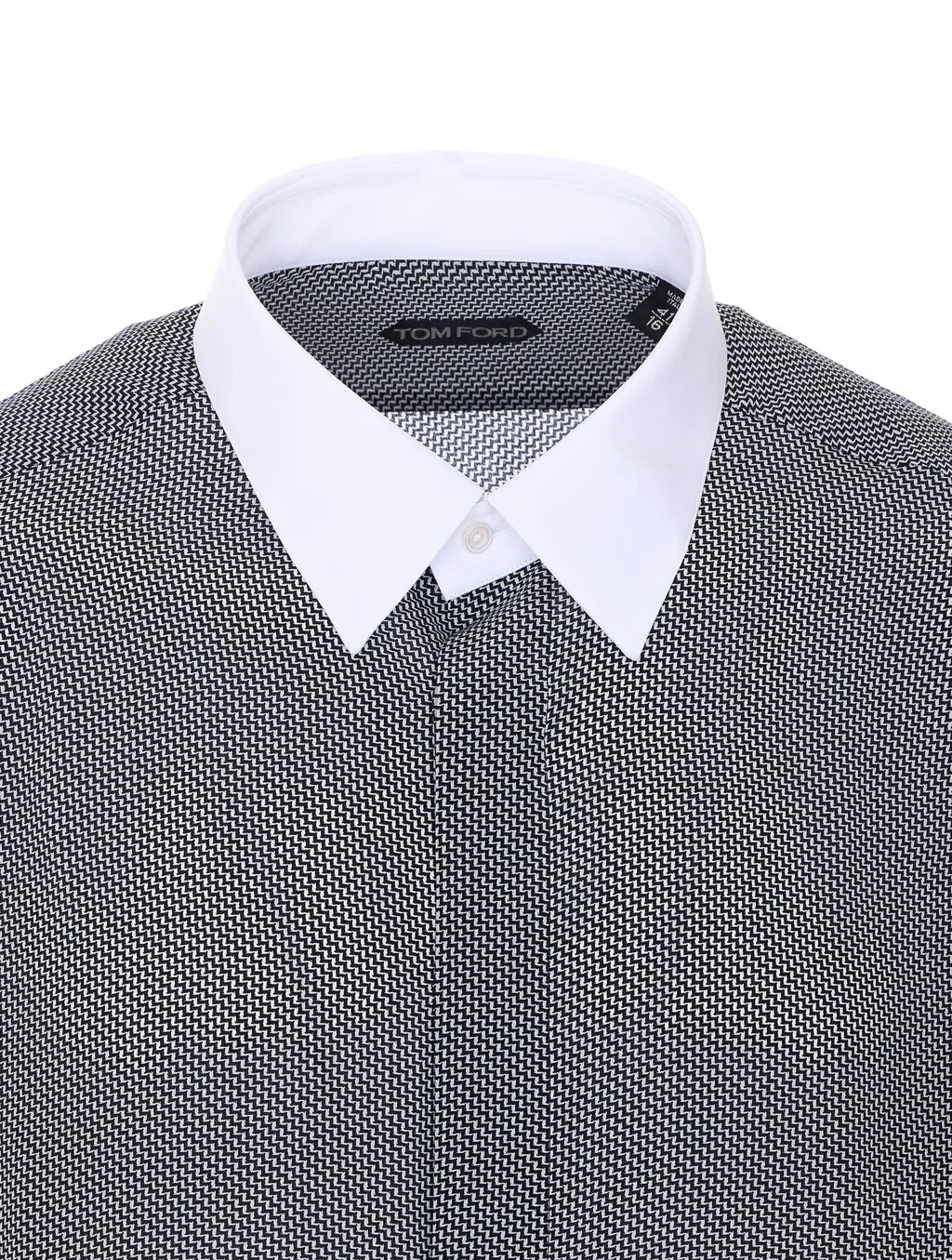 Tom Ford Long-Sleeved Curved Hem Shirt