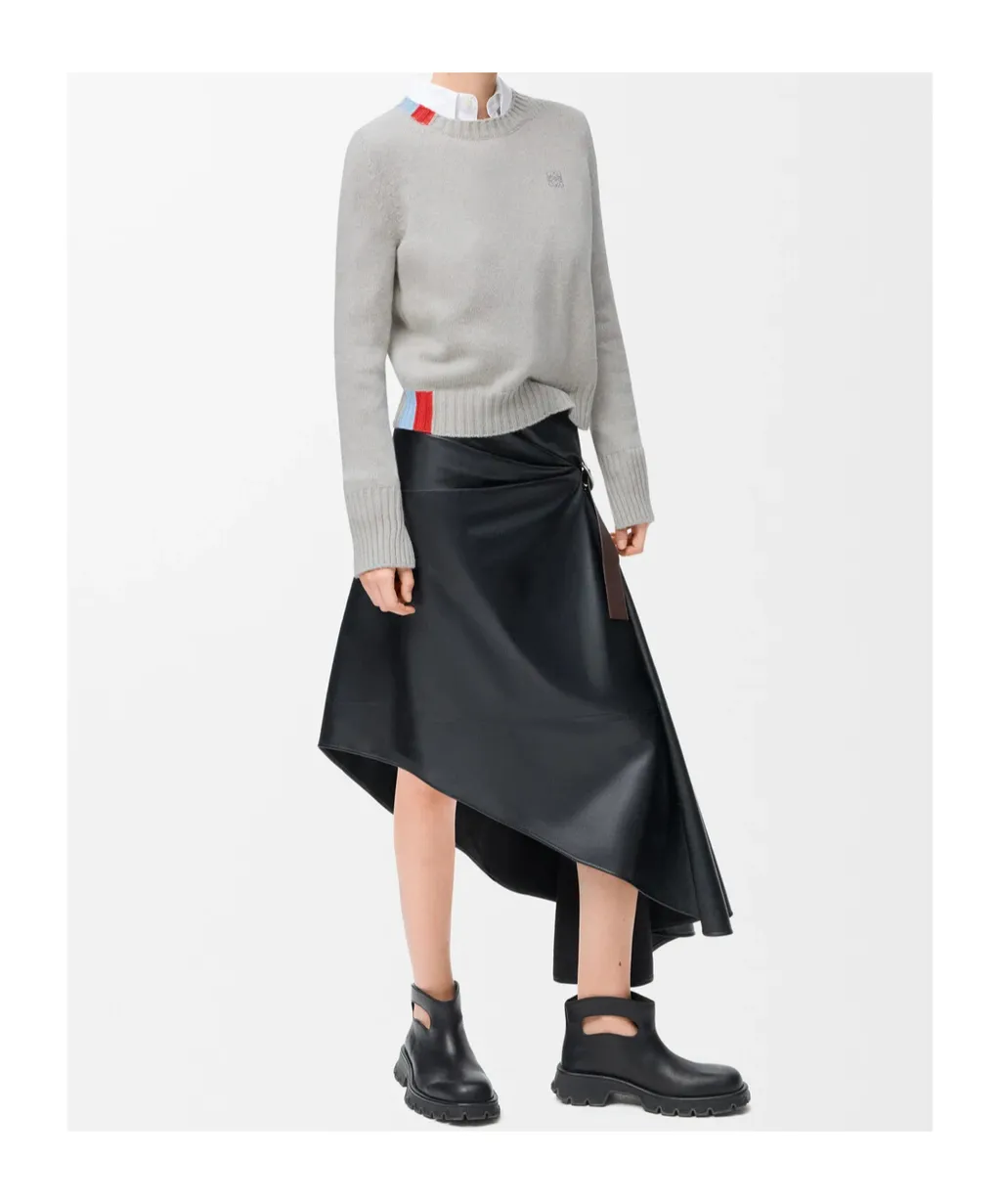 Loewe Anagram Embroidered Knitted Pullover