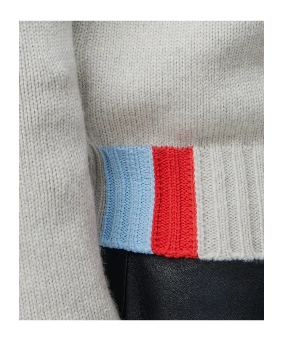 Loewe Anagram Embroidered Knitted Pullover