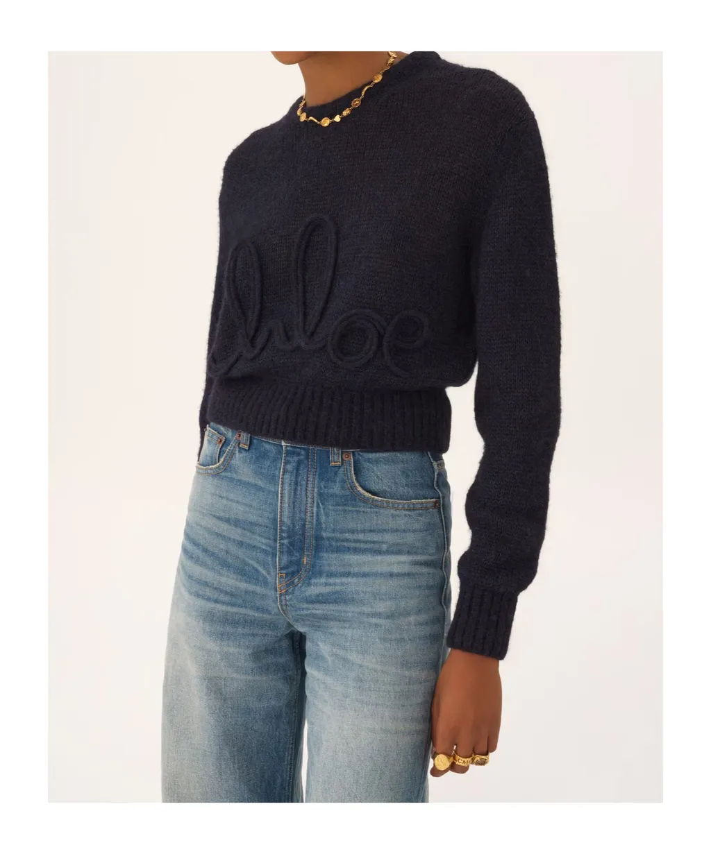 Chloé Logo Knitted Jumper